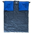 thumbnail image 1 of Trespass Catnap 3 Season Double Sleeping Bag Camping Travel 180cm x 140cm, 1 of 7