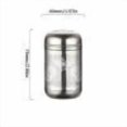 thumbnail image 1 of PEONAVET Tasse Isolée en Acier Inoxydable Indispensable Filtre à Thé en Acier Inoxydable Isolé pour Usage Domestique d'Été, 1 of 2