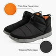 thumbnail image 5 of LongBay Mens Bootie Slippers with Memory Foam Indoor Outdoor Warm House Shoes Sport Lounge Camping Boots, 5 of 7