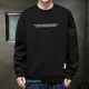 thumbnail image 3 of Ropa para hombre Sudaderas empalmadas para hombre Jersey bordado Camiseta sin capucha Top negro de una pieza Estilo coreano Ofrece calidez, 3 of 5