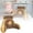 Brown, variant on Cartoon Dessert Embroidered Bed Rest Reading Pillow with Detachable Headrest Cute Donut Backrest Lumbar Cushion Armrest Back Cushion for Bed Sofa Office Chair Car Seat Long Sitting