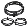 thumbnail image 3 of 7inch Electroplated Black Headlight Extension TrimBracket for Motorcycle, 3 of 7