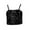 1-Black828, variant on WOYY Girls Shiny Sequined Camisole Casual Party Sparkly Spaghetti Strap Cami, Sizes 2-3