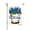 Color 5, variant on Amhnf Welcome Blue Flowers In Bucket Garden Flag For Home Outdoor Garden Yard Decor 12x18 inch