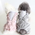 thumbnail image 2 of DOPI Puppy Clothes Keep Warm Soft Texture Comfortable Fashionable Windproof Pet Dog Pajamas for Daily Wear, 2 of 5