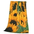 thumbnail image 3 of Bingfone Sunflowers 7 Print Flannel Fleece Blanket Throw Blanket For Bed,Sofa,Couch,Travel,Camping(40"X30"), 3 of 9