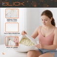 thumbnail image 3 of Almohada Memory Foam Gel Ajustable Cómoda Ergonómica Blick Blanco, 3 of 7
