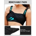 thumbnail image 5 of Attraco Womens Bikini Top Square Neck Swimsuit Top Swim Top Quick Dry UPF 50+ Padded Bathing Suit Top Only, 5 of 8