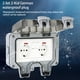 thumbnail image 4 of Matsuzay Toma DE corriente DE pared resistente a la intemperie para el hogar, impermeable, para patio, Camping, 16A, enchufe DE eléctrico Adaptadores de corriente, 4 of 6