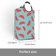 thumbnail image 3 of Bingfone Watermelon Laundry Hamper,Large Canvas Fabric Lightweight Storage Basket Toy Organizer Dirty Clothes Collapsible, 3 of 6