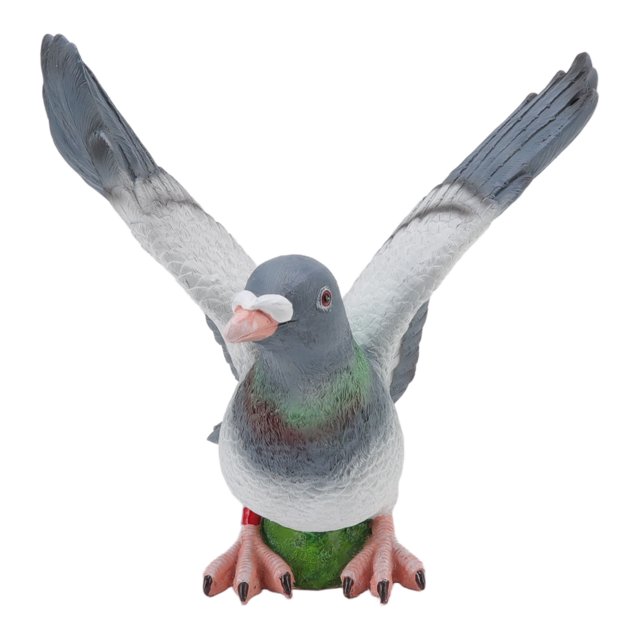 Modelo de pájaro, simulación de paloma, resina sintética, simulación de pájaro, modelo de paloma, rendimiento probado