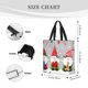 thumbnail image 3 of Balery Merry Christmas Gnome1 Bolsa de Mano para Mujeres con Cremallera, Bolsa de Gimnasio con Compartimentos, Bolsa para Laptop, Bolsa para Trabajo, 3 of 7
