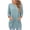 Light Blue, variant on Womens S-2XL Tunic Tops with Pockets Ribbed Knit 3/4 Sleeve Long Blouse Solid Loose Fit Crewneck Long Pullover for Spring Fall to Wear with Leggings Light Blue Medium