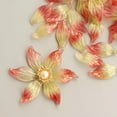 thumbnail image 4 of U8MO 10pcs 14x30mm Flower Petal Shape Crystal Lampwork Glass Loose Pendants Beads lot-9#, 4 of 9