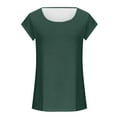 thumbnail image 4 of Timegard Womens Tank Tops Scoop Neck Cap Sleeve Comfy Summer Casual Loose Shirts Tops Blouse Basic Tee, 4 of 6