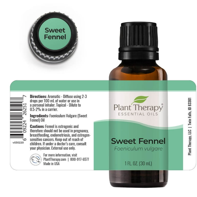 Fennel Sweet Essential Oil 100% Pure 100ml 