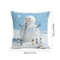 thumbnail image 3 of geerera 18"X18" Christmas Pillow Covers Decoration Holiday Decor Throw Pillow Cases for Sofa Couch Christmas Office Bedroom Decorations, 3 of 6