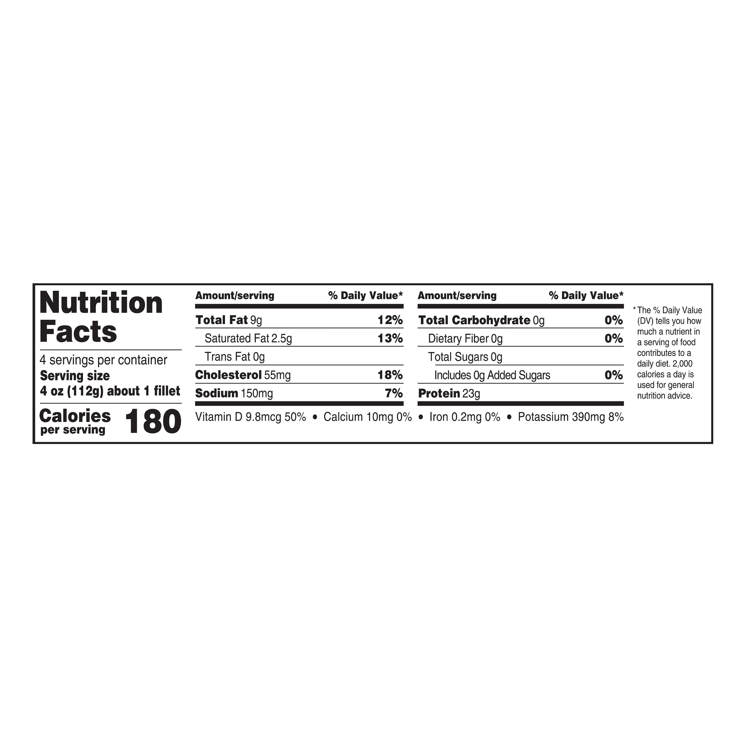 Sam's Choice Blackened Atlantic Salmon Fillets, 1 lb (Frozen)