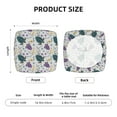 thumbnail image 6 of Haiem Turtle Printed Square Couch Cushion Covers, Floral Sofa Cushion Covers Replacement, Stretch Couch Covers for Couch-16.9in, 6 of 9