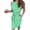 Green, variant on Baqcunre Sundresses For Women Ladies' Crew Neck Sleeveless Striped Waistband Fashion Design Vest Dress Summer Dresses 2023 Corset Dress Blue Dress L