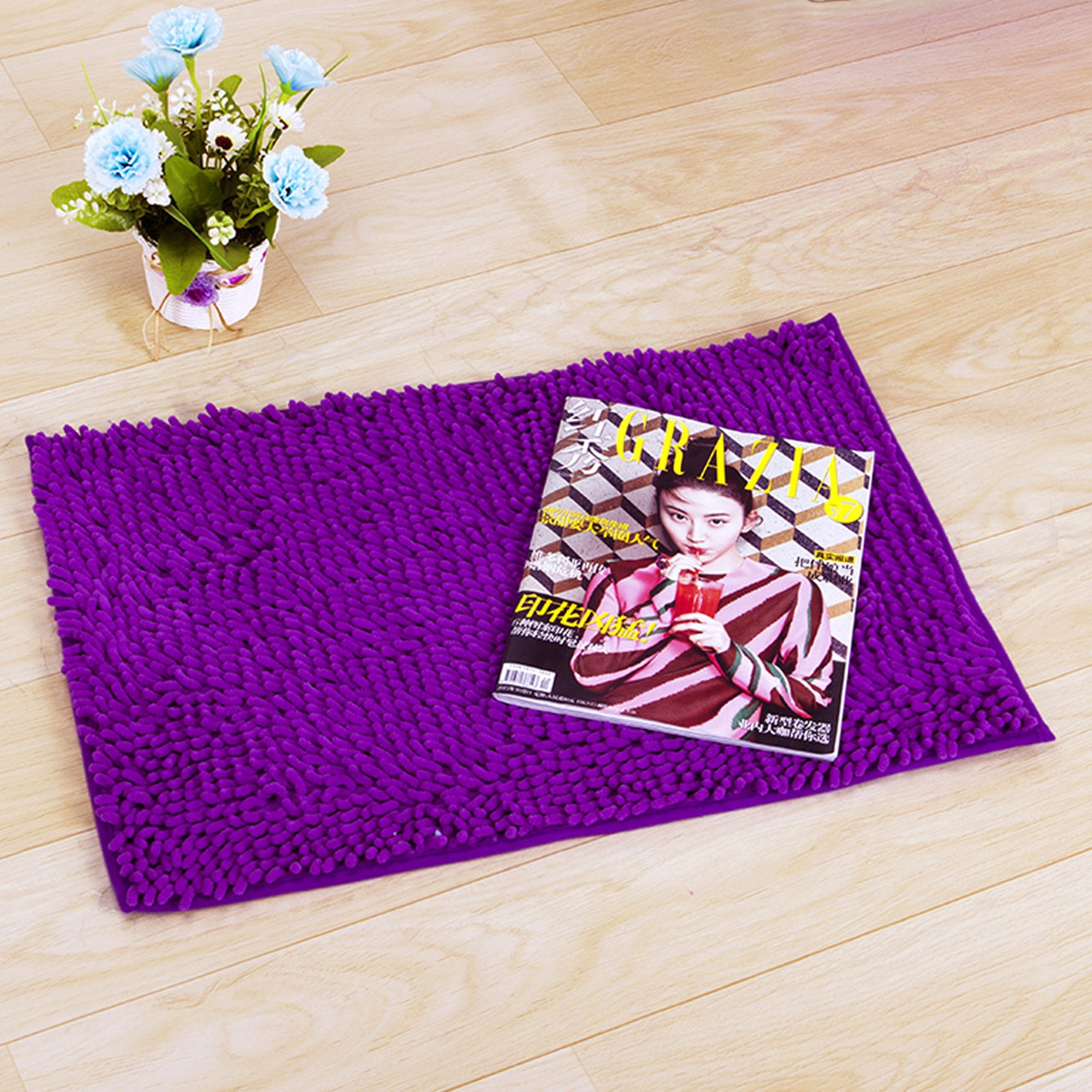 NK Durable bathroom Shower Rug Mat, Antislip, Available in Multiple Colors 16x24inch(40x60cm