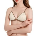 thumbnail image 4 of SCSAlgin Womens Bra No Underwire Lace Unlined Demi Triangle Bralettes, 4 of 7