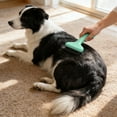 thumbnail image 3 of Self Cleaning Pet Grooming Brush Efficient Detangling Tool for Cats and Dogs with One Click Matted Hair Removal, 3 of 5