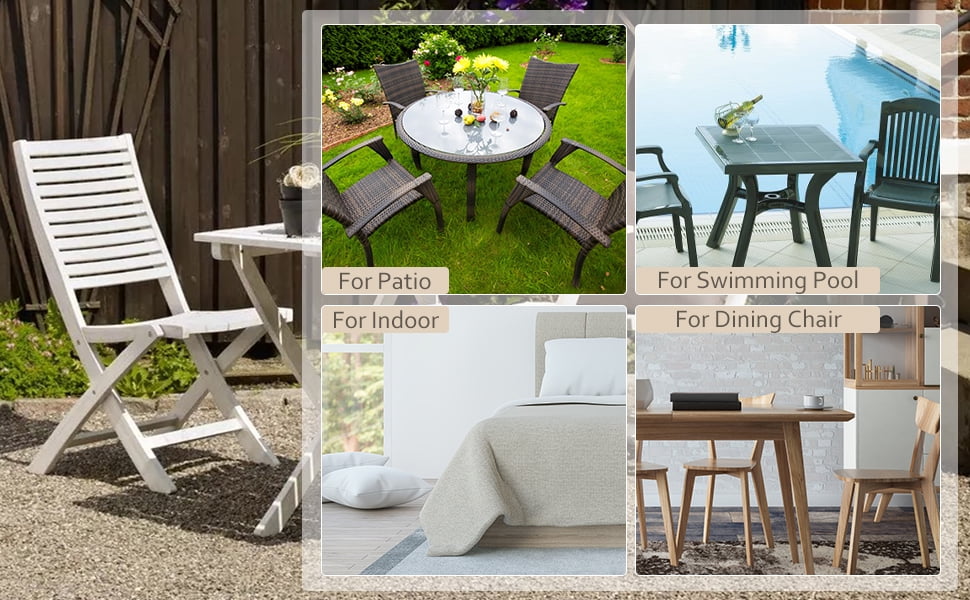 Juiluna Patio Chair Cushion for Outdoor Furniture 19x19x4 Inch, Waterproof Outdoor Seat Cushions for Patio Furniture, Garden Sofa Couch Chair Cushions with Ties, Set of 2, Dark Gray