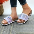 thumbnail image 2 of GJPBGK Women’s Boho Platform Slide Sandals Colorful Open-Toe Summer Flats for Walking, Vacation, Travel & Everyday Outfits, 2 of 6