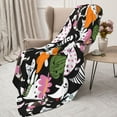 thumbnail image 4 of Throw Blanket for Couch Sofa and Bed, halloween cute ghost cartoon Super Soft Plush Throw Blanket, Fuzzy Cuteness Comfy Warm Washable Flannel Blanket & Throws for All Season, 4 of 7