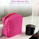 thumbnail image 4 of Bolsa de maquillaje mini de nylon Unique Bargains, bolsa de almacenamiento impermeable para viajes, monedero, organizador de servilletas, rojo rosa, 4 of 7