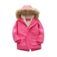 thumbnail image 2 of Esaierr Baby Girls Boys Winter Jacket Hooded Snowsuit Windproof Coat Outerwear for Kids Toddler Warm down Jacket Outerwear Padded Thickened Warm Long-Sleeved Cotton Coat for 2-8Y, 2 of 4
