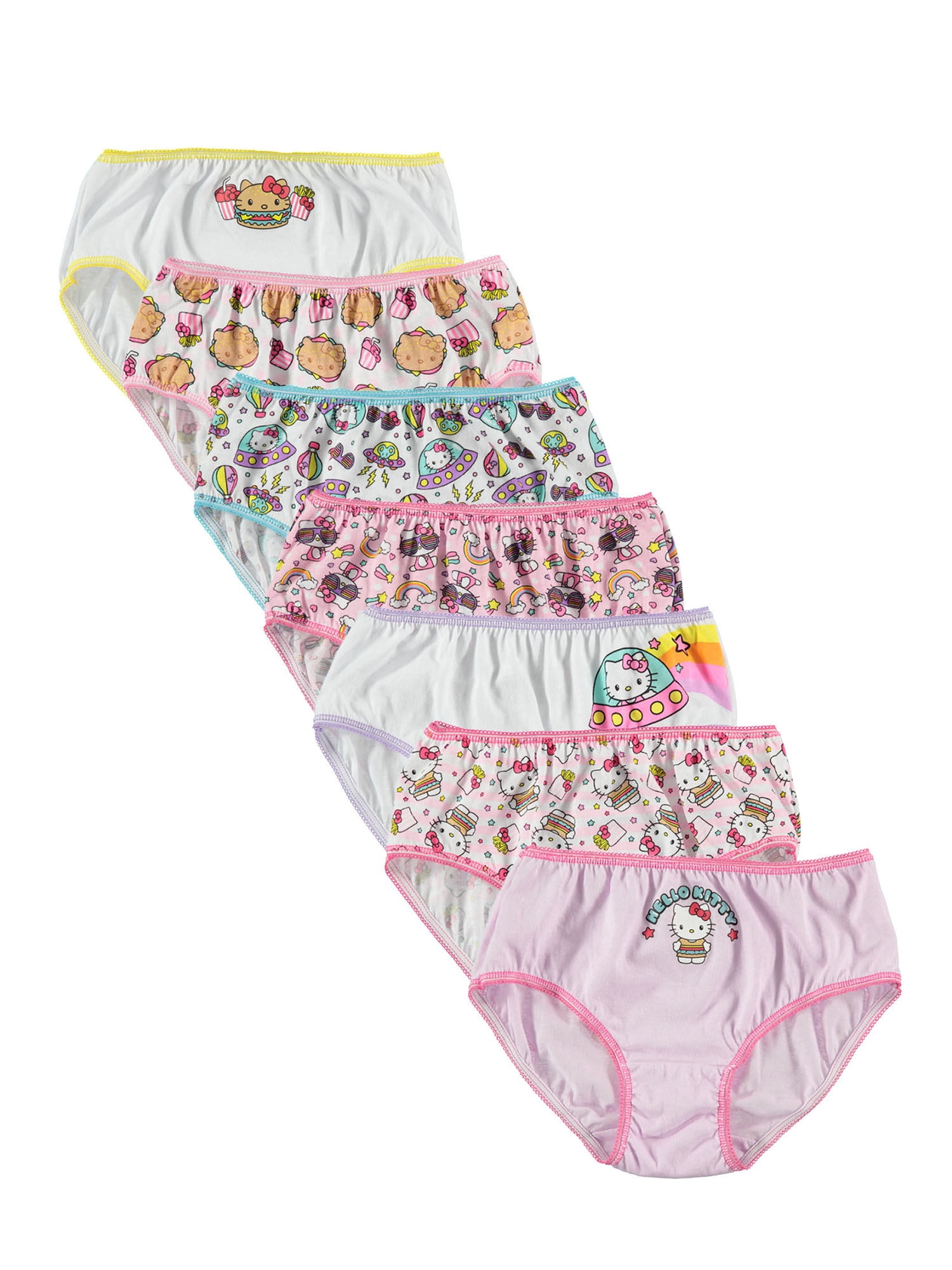 Underwear Panties CHUNG Toddlers Little Girls Cotton Briefs Panties Pack of 5/6 Print Underwear