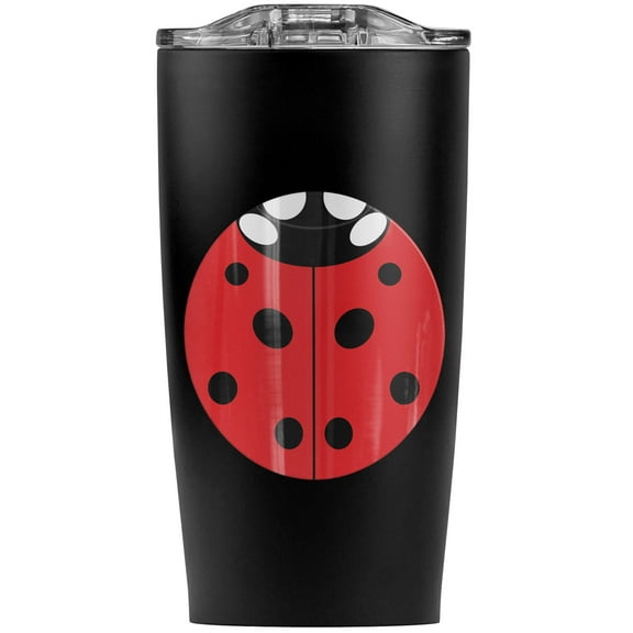 Lady Bug Ladybug Insect Stainless Steel 20 oz Travel Tumbler, Vacuum Insulated & Double Wall with Leakproof Sliding Lid | Great for Coffee/Hot Drinks and Cold Beverages