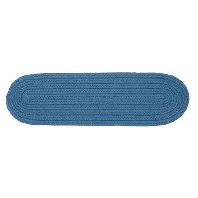 Colonial Mills BR55A008X028X Boca Raton - Blue Ice Stair Tread - single Rug