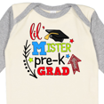 thumbnail image 4 of Inktastic Lil Mister Pre-K Grad with Arrows Boys Long Sleeve Baby Bodysuit, 4 of 5
