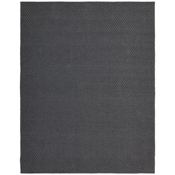 Feizy Tito Modern Solid, Gray, 8' x 10' Area Rug Stain Fade Resistant Kid Friendly Casual Design Carpet for Living Dining Bed Room
