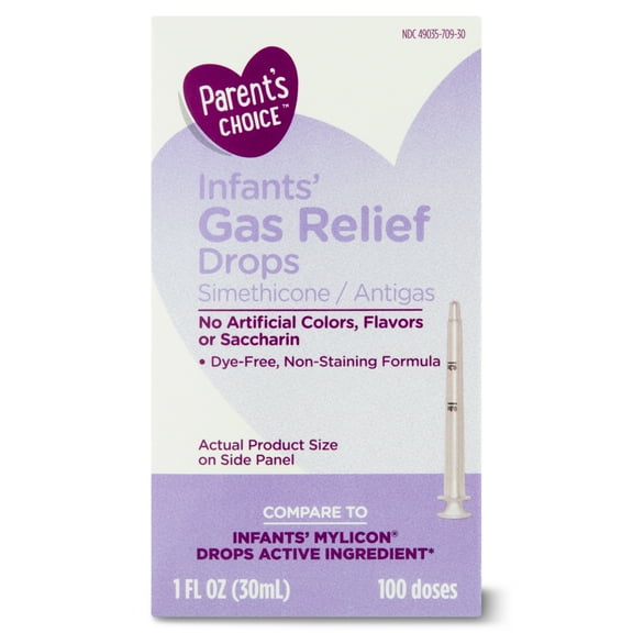 Parent's Choice Infants' Gas Relief Simethicone Drops, 20mg, 1 fl oz