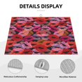 thumbnail image 3 of Yiaed Red Lips Kissing Print Highly Absorbent Microfiber Kitchen Counter Mat, Dish Drying Pad for Dishes, Utensils, Pots and Pans, Large 18" x 24", 3 of 7