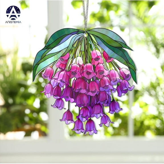 Lily of Valley Suncatcher, Lily Flower Suncatcher, Flower Lover Gift, ACRYLIC Window Hanging Decor, Mother's Day Gift May Birth Month Flower