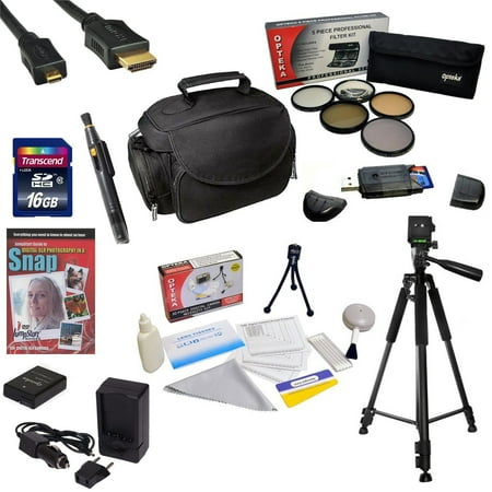 Best Value Kit for Nikon D40, D40X, D60, D3000, D5000 with 16GB SDHC Card, Extra Battery, Charger, 5 PC Filter Kit, HDMI Cable, Case, Tripod, Lens Pen, Cleaning Kit, DSLR (Best Lens Filter Case)