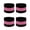 Black Pink Stripe, variant on Couver Unisex Cotton Terry Wrist Sweatbands, 2-Pairs, St Patrick Theme, 2.5-Inch, Green