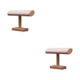 thumbnail image 3 of Transemion Wood Bracelet Display Stand | Elegant Large Capacity For Bangles Bracelet Rack Display Rack Storage Rack No Burr White 2Set, 3 of 6