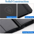 thumbnail image 2 of Premium 9 Pocket Card Binder for 540 Cards, PU Cover Trading Card Binder, Sturdy Card Collection Album, Sleek Card Holder Folders for Game Cards & Sports Cards, Black, 2 of 4