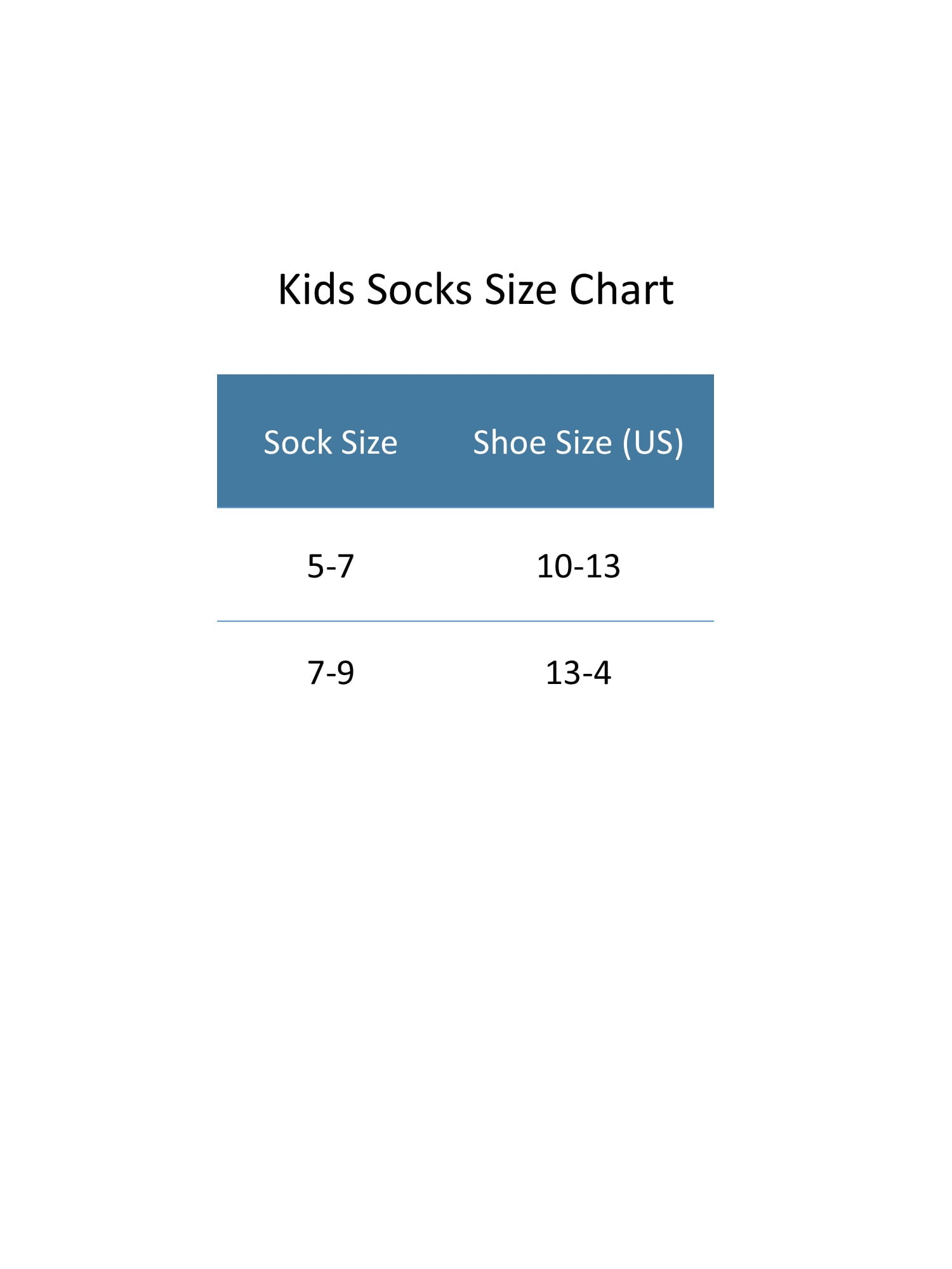 Walmart Shoe Size Chart Canada
