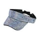 thumbnail image 1 of Gorra de verano ajustable Fernando Visera de diamantes de imitación En blanco y negro, 1 of 8