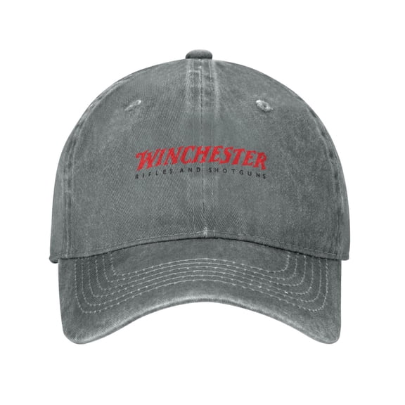 Winchester-Logo Adult Adjustable Classic Washed Casquette Cap Hat Baseball Cap For Man For Woman