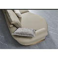 thumbnail image 6 of American Eagle Furniture Genuine Leather & Metal Sectional in Gray, 6 of 7