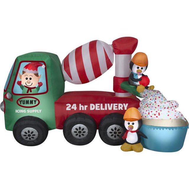 Airblown Inflatables G08 12511X Scène Bétonnière Animée & 44; Couleur Multi - 5 x 9 x 5 Pi.