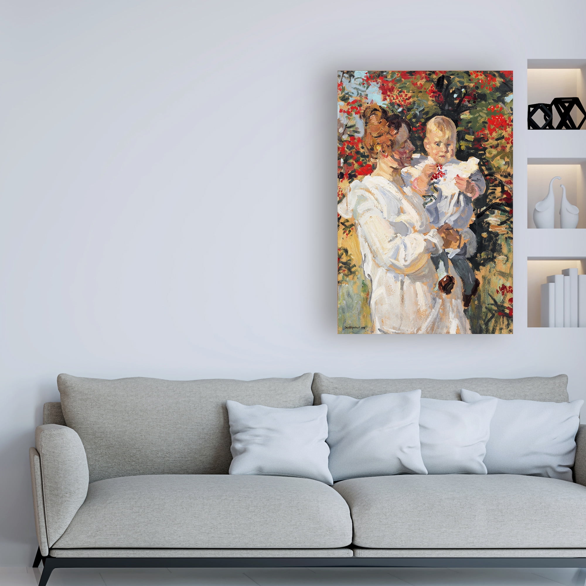 Trademark Fine Art 'Under the Rowan tree' Canvas Art by Janis Rozenthal